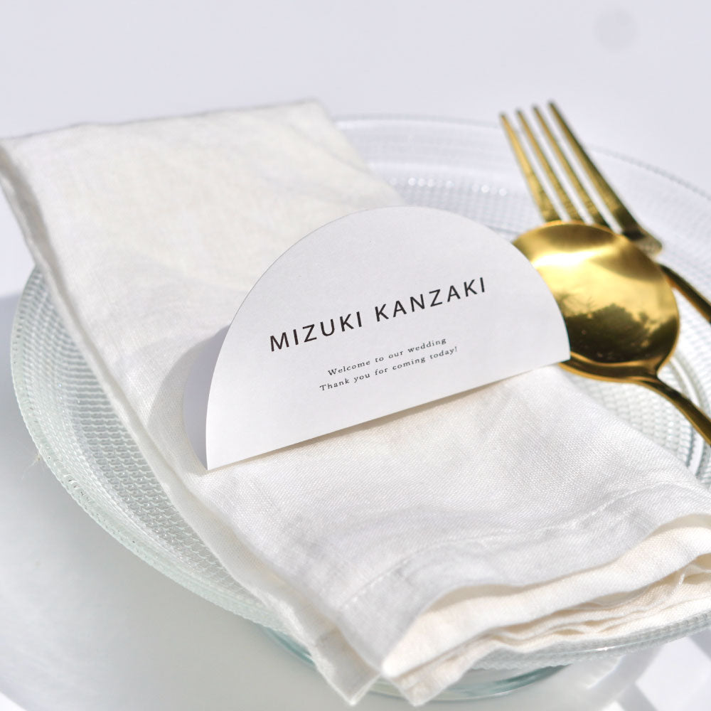 結婚式 席札】アーチ席札022【結婚式 ペーパー 席札】 – 結婚式準備