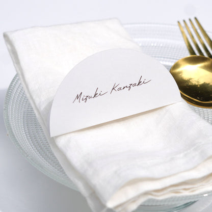 【結婚式 席札】アーチ席札022【結婚式 ペーパー 席札】