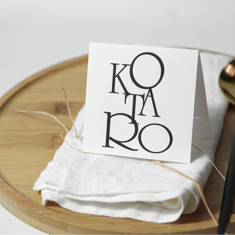 【結婚式 席札】スクエア席札name020【結婚式 ペーパー 席札】