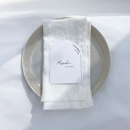 【結婚式 席札】アーチ席札016【結婚式 ペーパー 席札】