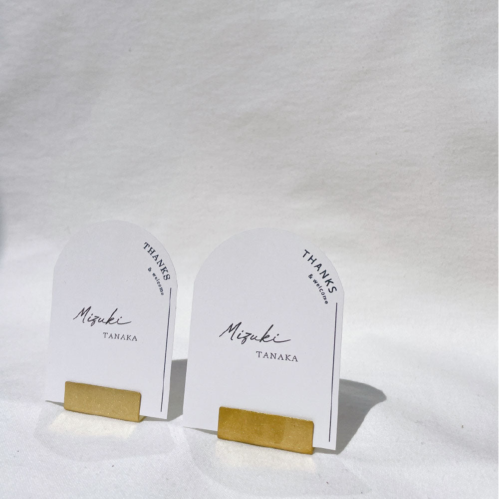 【結婚式 席札】アーチ席札016【結婚式 ペーパー 席札】