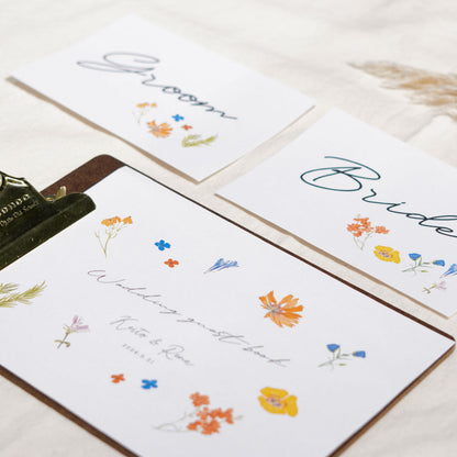 【結婚式 芳名帳】flower016