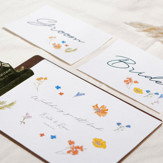 【結婚式 芳名帳】flower016