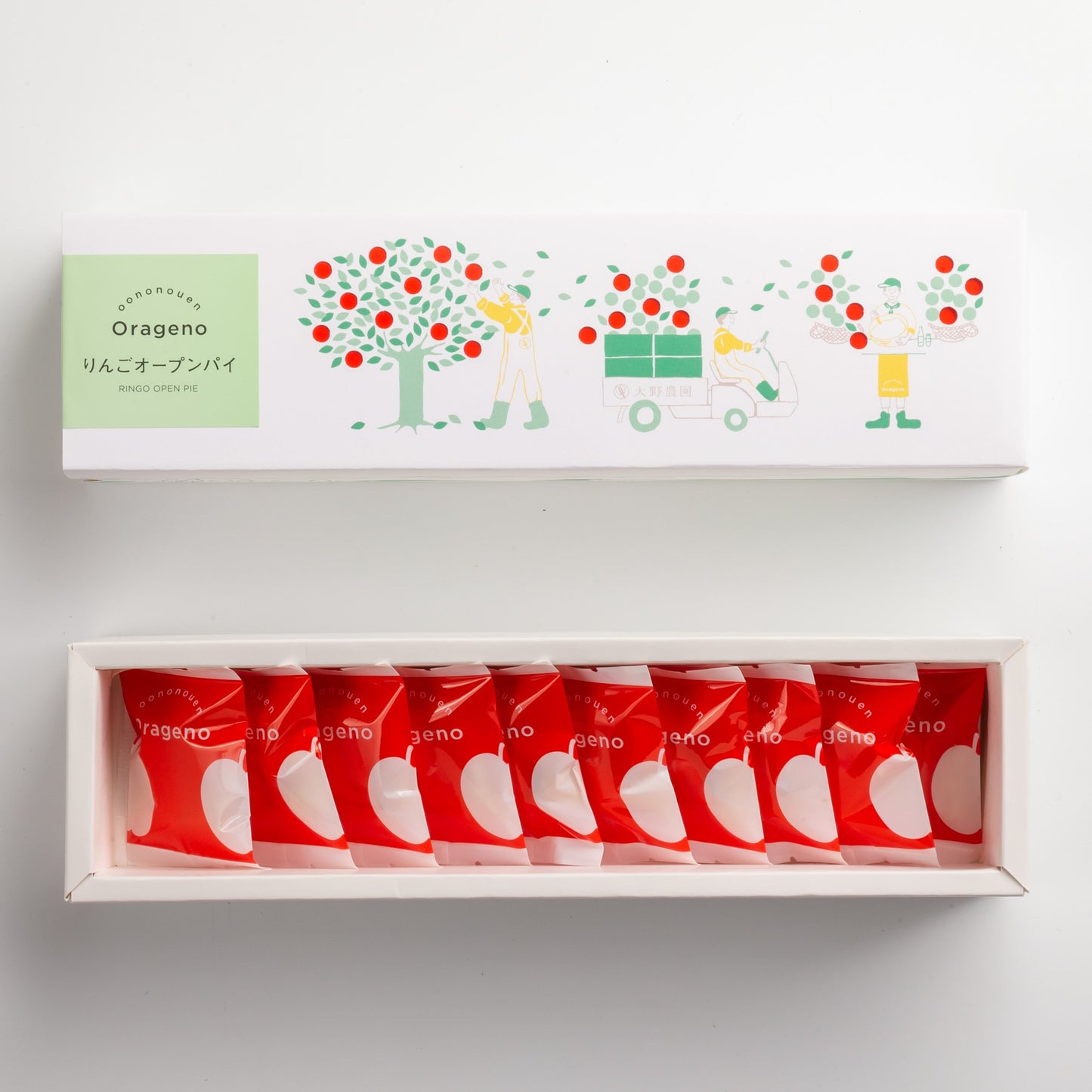 りんごオープンパイボックス 【結婚式 ギフト 食品 引き菓子 洋菓子】