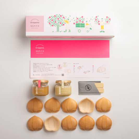 ももモナカボックス 【結婚式 ギフト 食品 引き菓子 和菓子】