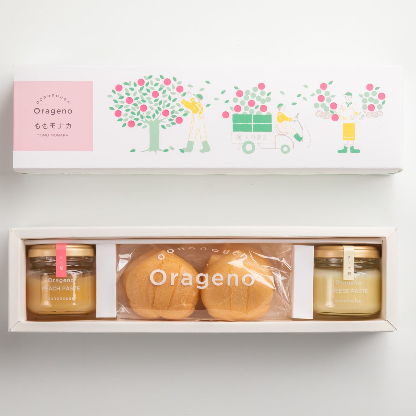 ももモナカボックス 【結婚式 ギフト 食品 引き菓子 和菓子】