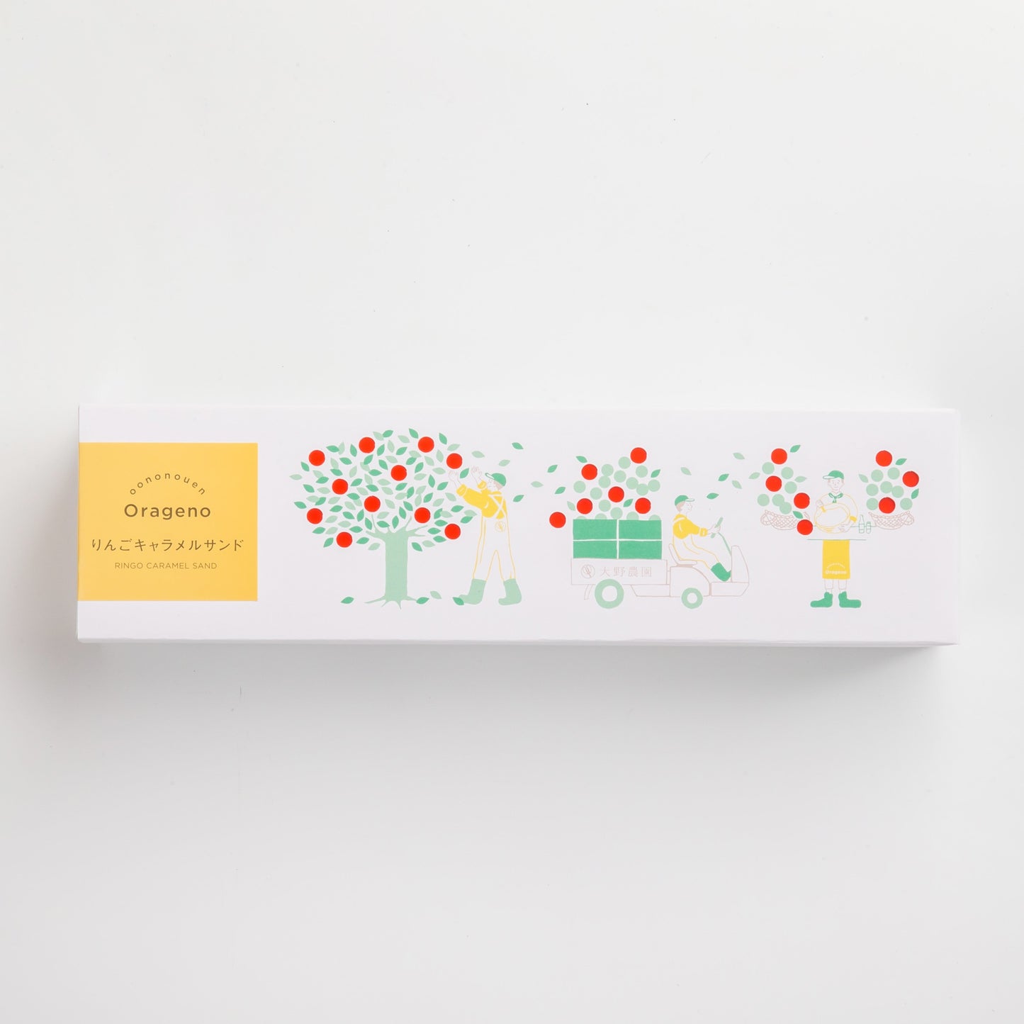 りんごキャラメルサンドボックス 【結婚式 ギフト 食品 引き菓子 洋菓子】