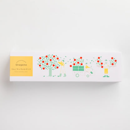 りんごキャラメルサンドボックス 【結婚式 ギフト 食品 引き菓子 洋菓子】