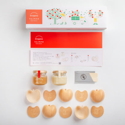 りんごモナカボックス 【結婚式 ギフト 食品 引き菓子 和菓子】