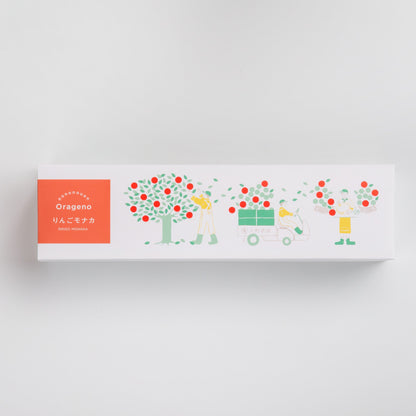 りんごモナカボックス 【結婚式 ギフト 食品 引き菓子 和菓子】