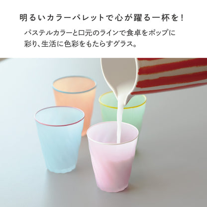 【グラス】BRIM　Peach【結婚式　引き出物　雑貨】