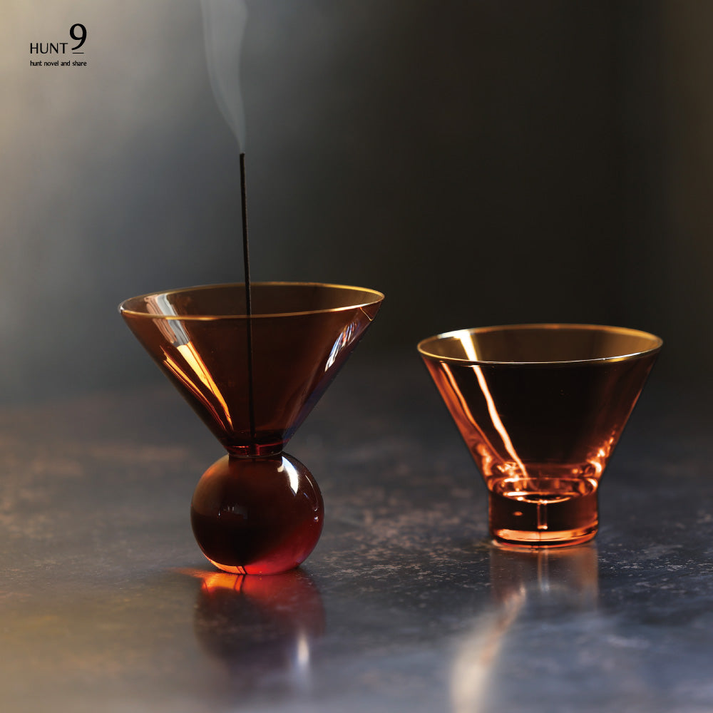 【お香立て】Hazel Alle a te Dusky Amber　Sphere【結婚式　引き出物　雑貨】