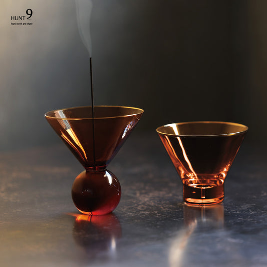 【お香立て】Hazel Alle a te Dusky Amber　Sphere【結婚式　引き出物　雑貨】