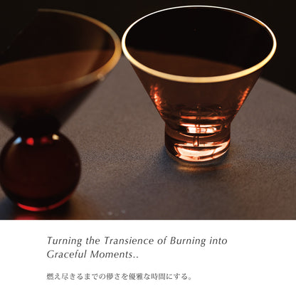 【お香立て】Hazel Alle a te Dusky Amber　Sphere【結婚式　引き出物　雑貨】