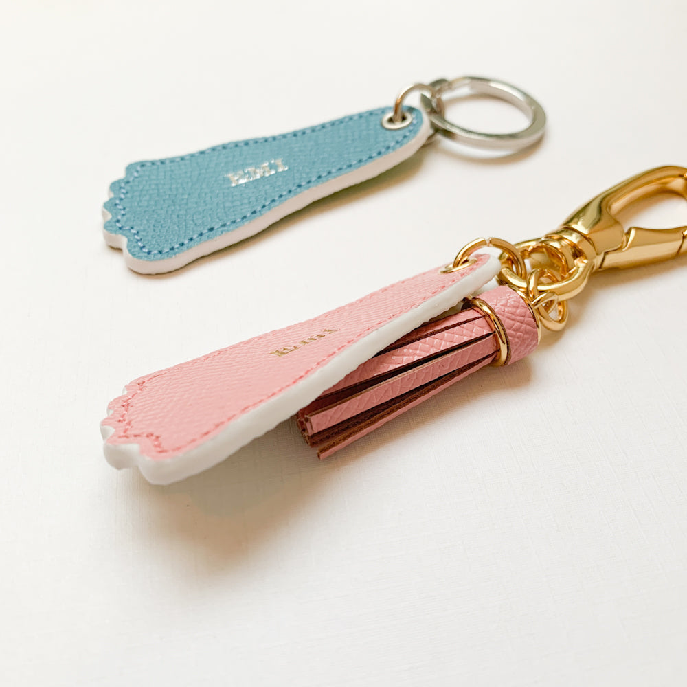 足型レザーキーホルダー 【結婚式 ギフト 内祝い 結婚祝い 出産祝い オーダーメイド】