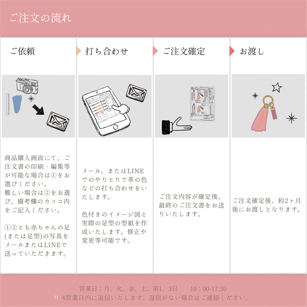 足型レザーキーホルダー 【結婚式 ギフト 内祝い 結婚祝い 出産祝い オーダーメイド】