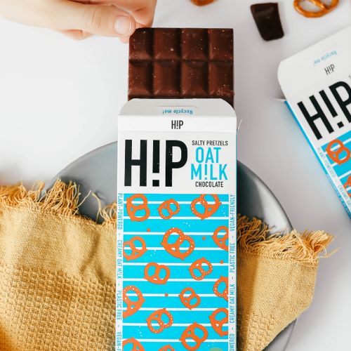 【ヴィーガン】ソルティプレッツェル ヴィーガンミルクチョコレート【結婚式 ギフト 食品 引き菓子 洋菓子】 オーツミルクでサステナブル