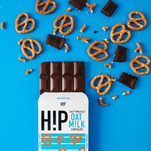 【ヴィーガン】ソルティプレッツェル ヴィーガンミルクチョコレート【結婚式 ギフト 食品 引き菓子 洋菓子】 オーツミルクでサステナブル