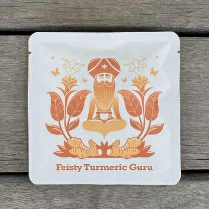 オーガニックハーブティー】Feisty Turmeric Guru 2パック ターメリックとクローブ香るスパイシーなハーブティー プチギフト【結婚式 プチギフト 飲み物】