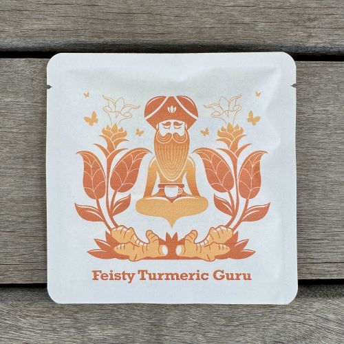 オーガニックハーブティー】Feisty Turmeric Guru 2パック ターメリックとクローブ香るスパイシーなハーブティー プチギフト【結婚式 プチギフト 飲み物】