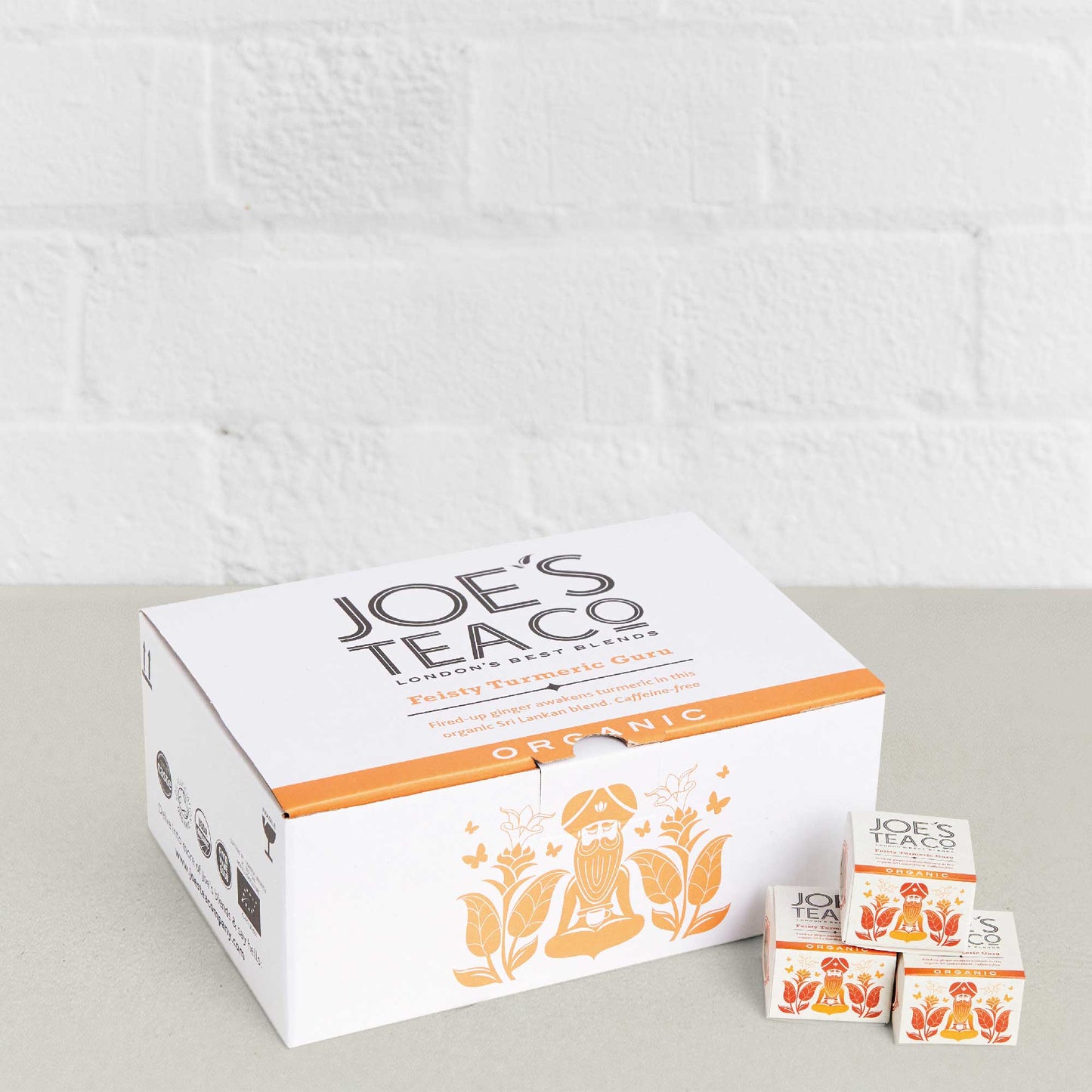 【プチギフト】Feisty Turmeric Guru マッチボックス 50パック【オーガニックティー】 【結婚式 プチギフト 飲み物】