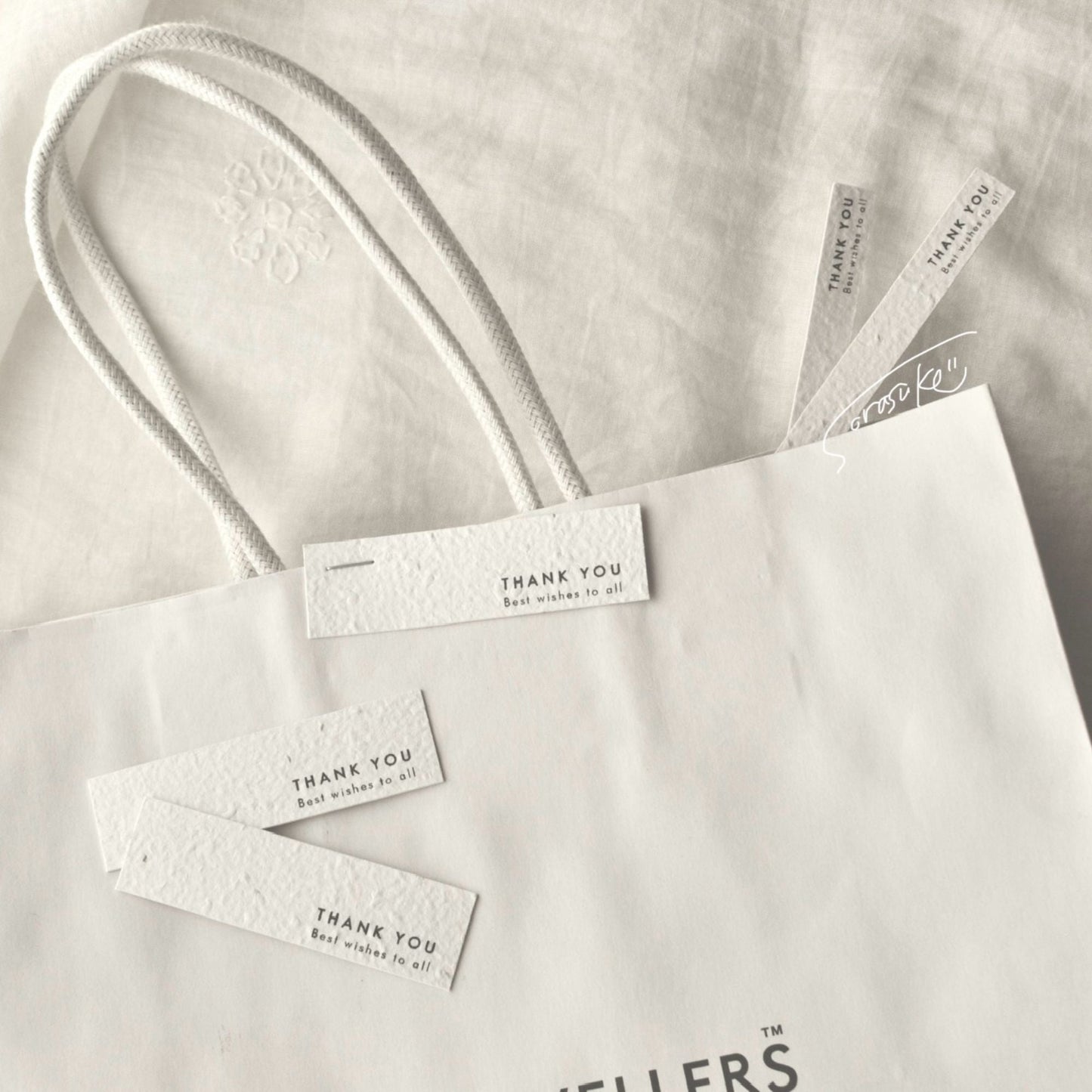 お花の咲くサンキュータグ 20枚セット