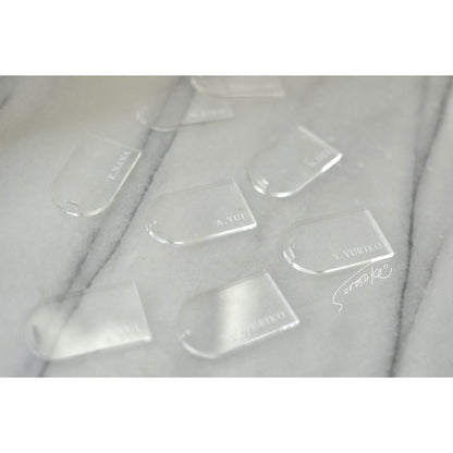 【席札】クリアなアクリルネームプレート 40枚セット【結婚式 ペーパー 席札】