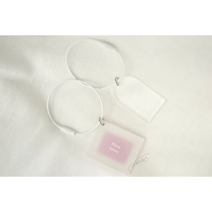 【席札】クリアなアクリルネームプレート 40枚セット【結婚式 ペーパー 席札】