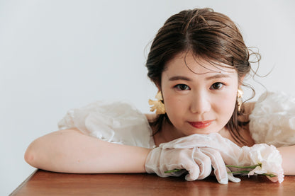 【ピアス・イヤリング】Layla leaf ウェディング ブライダルアクセサリー ピアス / イヤリング [ AM-125 ]【結婚式 ピアス イヤリング】