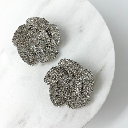 【ピアス・イヤリング】Camellia ウエディング ブライダルアクセサリー ピアス / イヤリング [ AM-30 ]【結婚式 ピアス イヤリング】