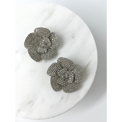 【ピアス・イヤリング】Camellia ウエディング ブライダルアクセサリー ピアス / イヤリング [ AM-30 ]【結婚式 ピアス イヤリング】