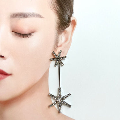 【ピアス・イヤリング】star pierce ウェディング ブライダルアクセサリー ピアス / イヤリング [ AM-37 ]【結婚式 ピアス イヤリング】