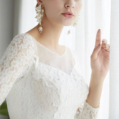 【ピアス・イヤリング】laura flower ウェディングアクセサリー ピアス / イヤリング [ AM-47 ]【結婚式 ピアス イヤリング】