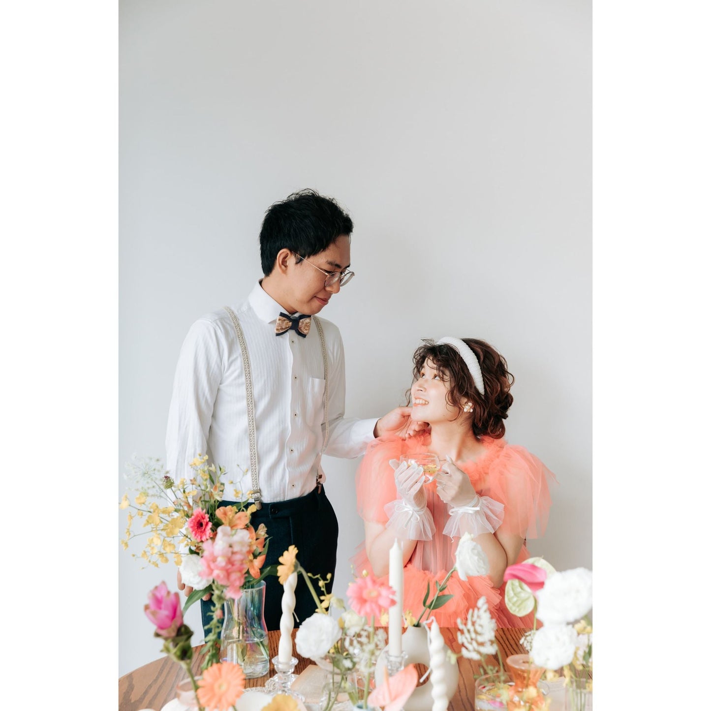 【イヤリング】Madeline flower ウェディングアクセサリー イヤリング [ AM-83 ]【結婚式 ピアス イヤリング】