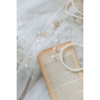 【ピアス・イヤリング】baroque perl ウェディング ブライダルアクセサリー ピアス / イヤリング [ AM-57 ]【結婚式 ピアス イヤリング】