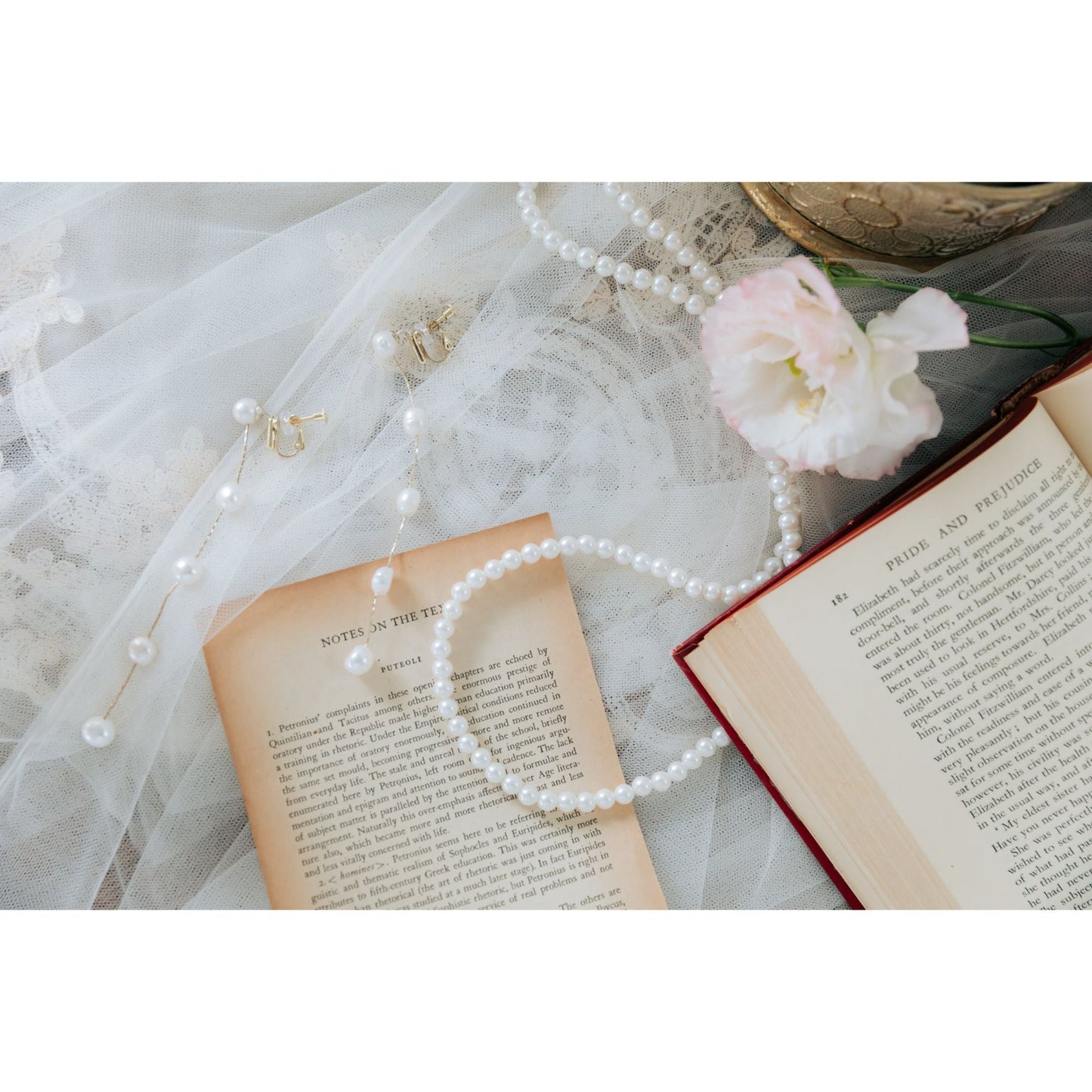 【ピアス・イヤリング】baroque perl ウェディング ブライダルアクセサリー ピアス / イヤリング [ AM-57 ]【結婚式 ピアス イヤリング】