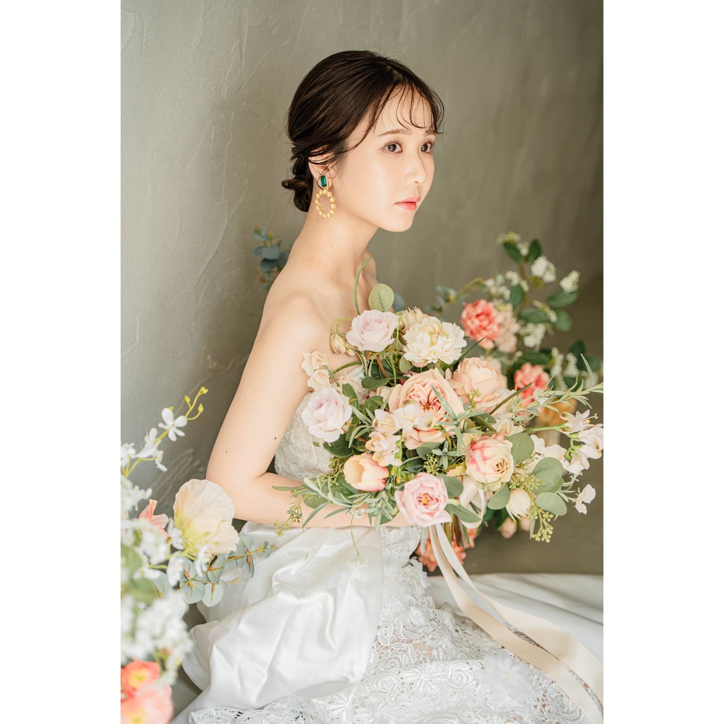 【ピアス・イヤリング】Jillian ブライダルアクセサリー ウェディング ピアス/ イヤリング [ AM-158 ]【結婚式 ピアス イヤリング】