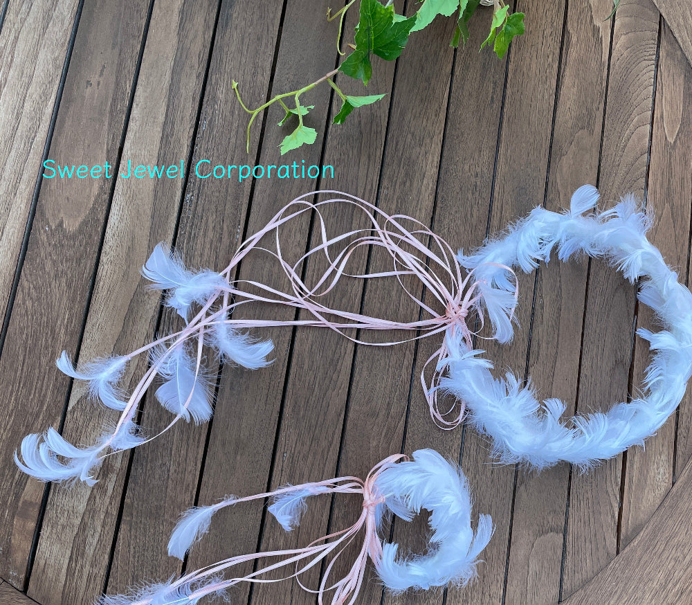 羽冠（羽根のハクレイ）＆フェザーリストブーケ