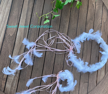 羽冠（羽根のハクレイ）＆フェザーリストブーケ