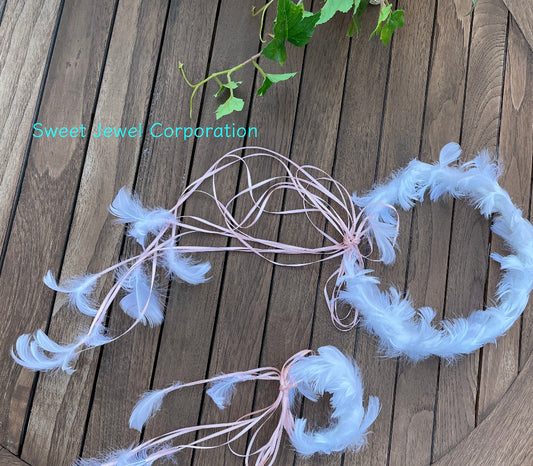 羽冠（羽根のハクレイ）＆フェザーリストブーケ