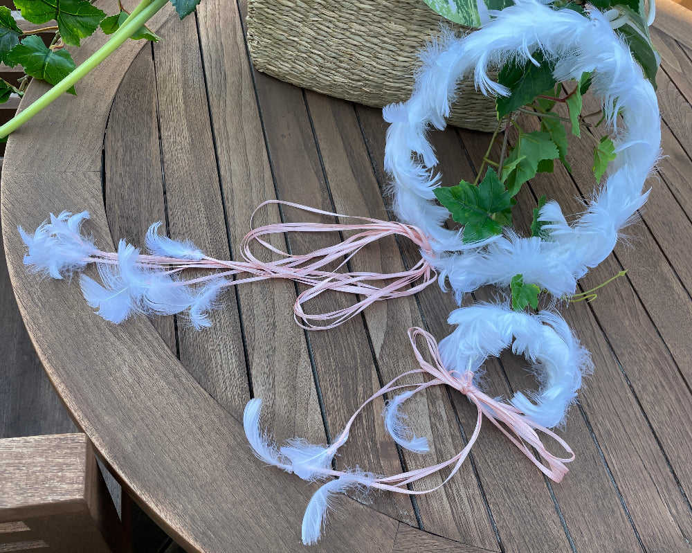 羽冠（羽根のハクレイ）＆フェザーリストブーケ