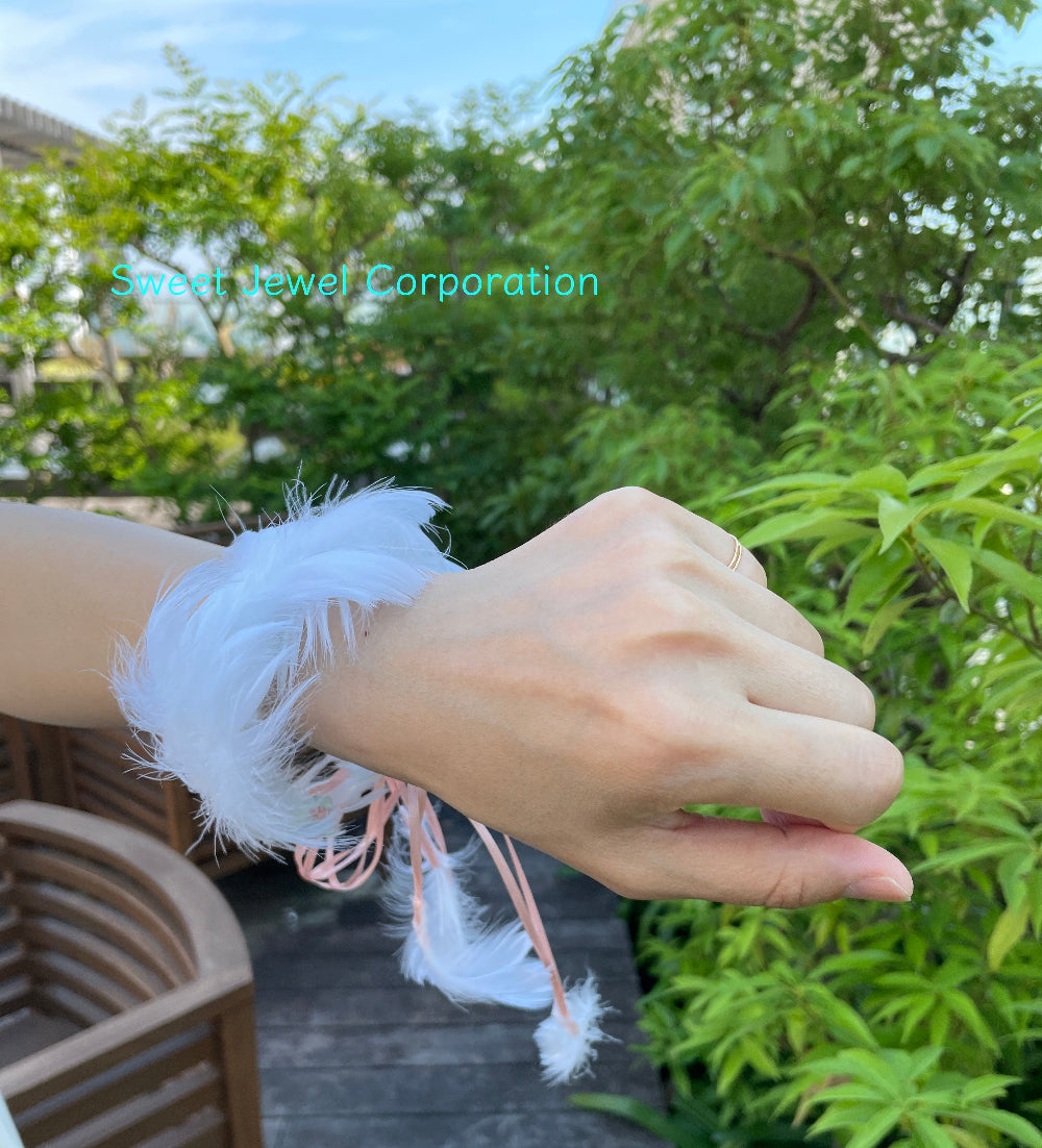 羽冠（羽根のハクレイ）＆フェザーリストブーケ