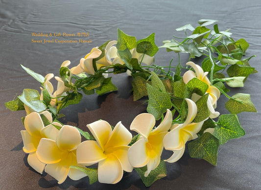 プルメリア花冠（アーティフィシャルフラワー）