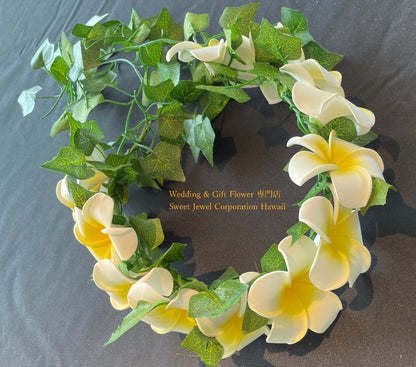 プルメリア花冠（アーティフィシャルフラワー）