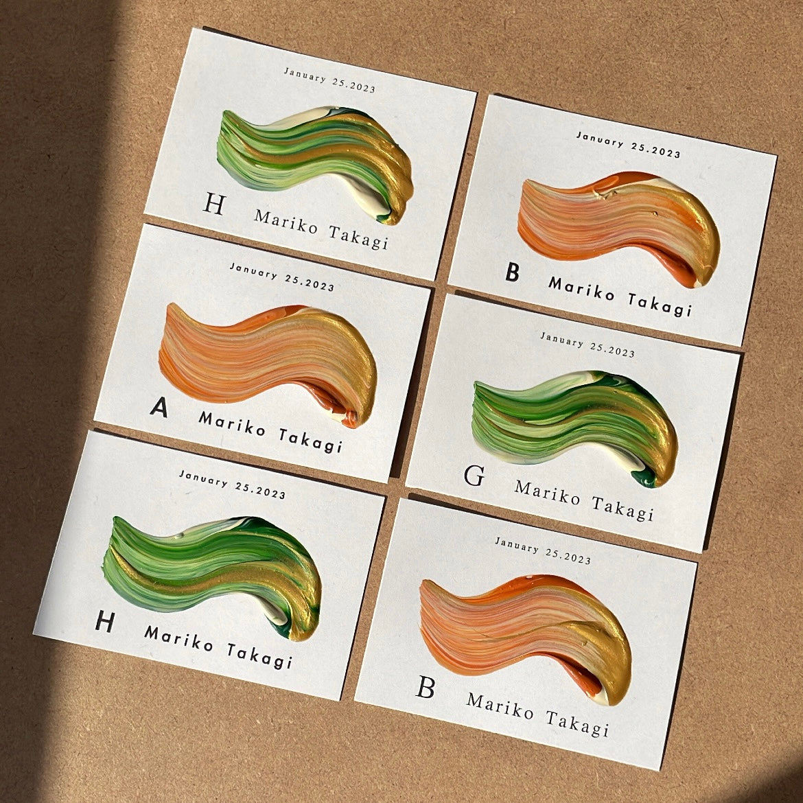 ぷっくりアートエスコートカード【結婚式 ペーパー エスコートカード】