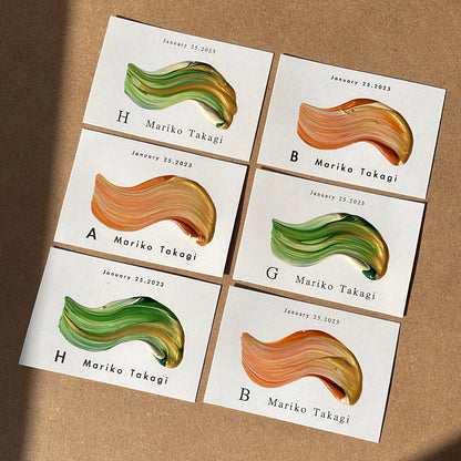 ぷっくりアートエスコートカード【結婚式 ペーパー エスコートカード】