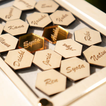 【ゲスト参加型】少人数対応のゲストのお名前が入れられる結婚証明書/Mcs18