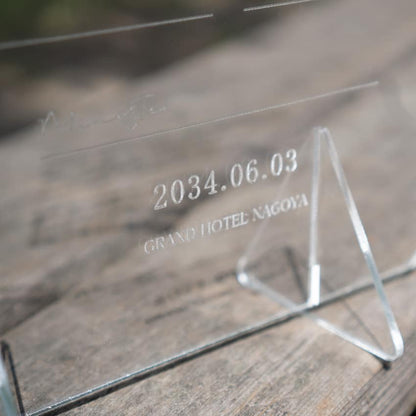 アクリル結婚証明書/Mca01