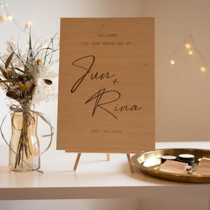 木製ウェルカムボード/Wbs08