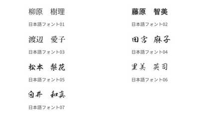 アクリル席札・ネームプレート/Sna10